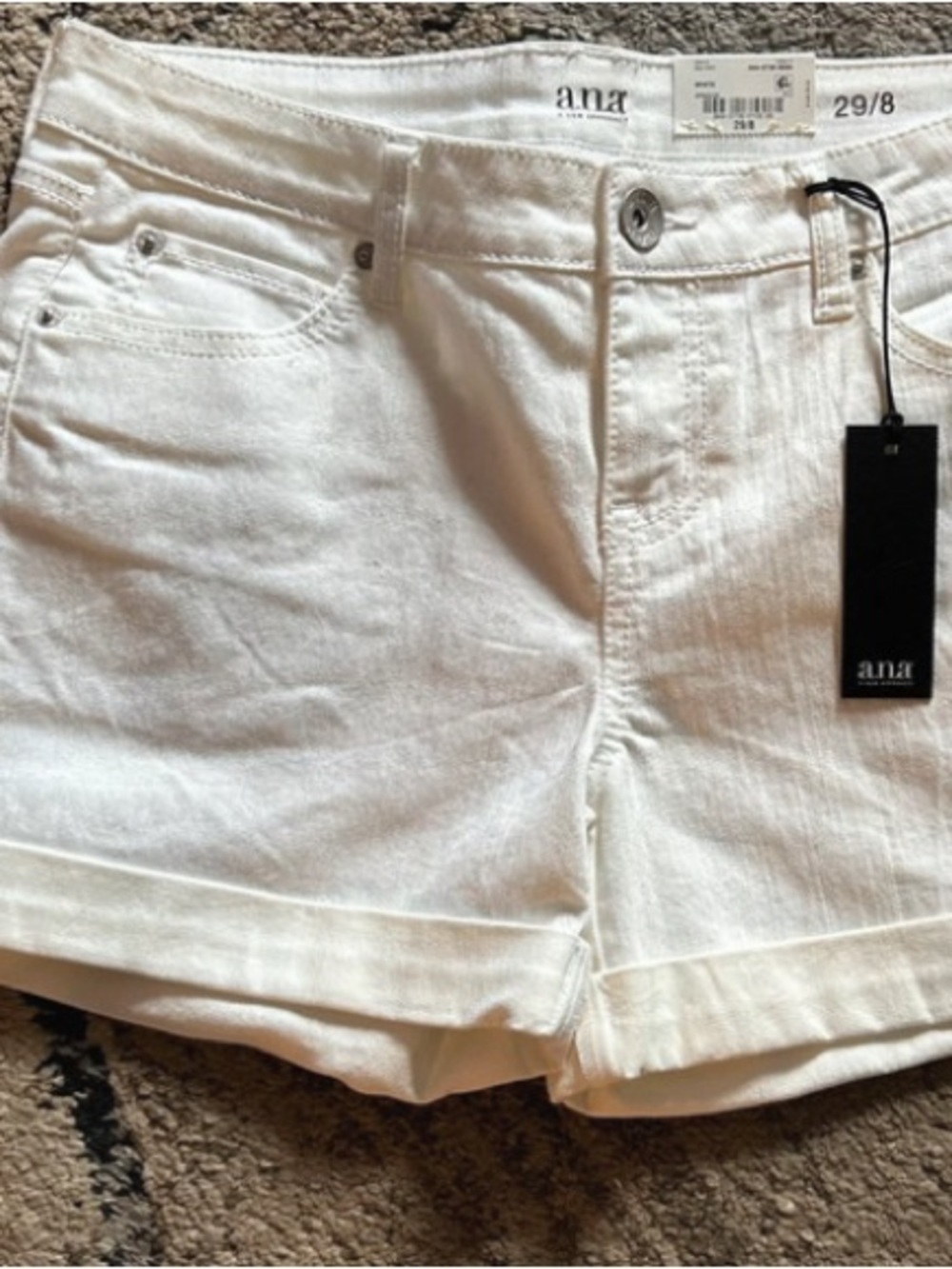 a.n.a White Women's Cuffed Denim Shorts